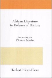Couverture : African literature in defence of history