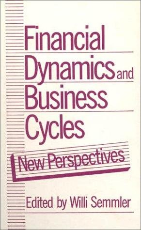 Couverture : Financial Dynamics and Business Cycles