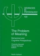 Couverture : The problem of meaning