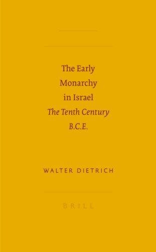Couverture : The Early Monarchy in Israel