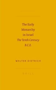 Couverture : The Early Monarchy in Israel