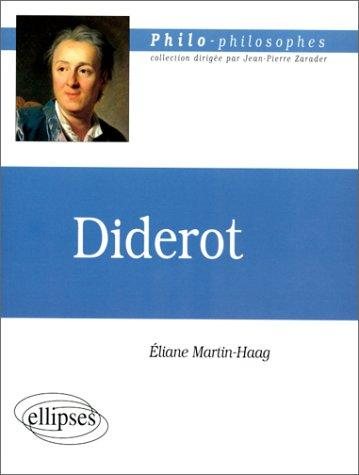 Couverture : Diderot, ou, L'Inquiétude de la raison
