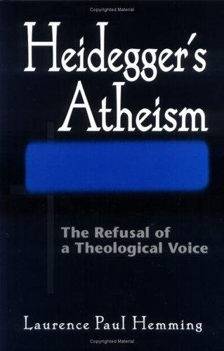 Couverture : Heidegger's atheism