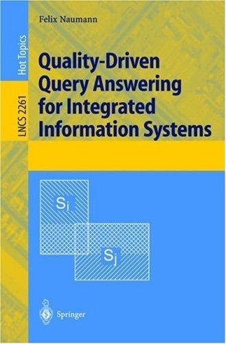 Couverture : Quality-Driven Query Answering for Integrated Information Systems