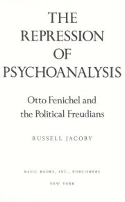 Couverture : The repression of psychoanalysis