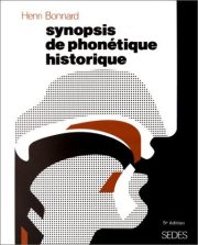 Couverture : Synopsis de phonétique historique