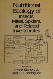 Couverture : Nutritional ecology of insects, mites, spiders, and related invertebrates