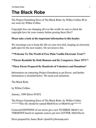 Couverture : The Black Robe