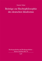 Couverture : Beiträge zur Rechtsphilosophie des deutschen Idealismus
