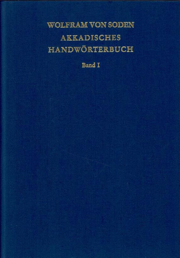 Couverture : Akkadisches Handworterbuch