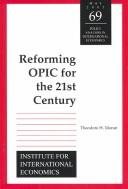 Couverture : Reforming OPIC for the twenty-first century