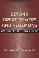 Couverture : Beyond Great Powers and Hegemons