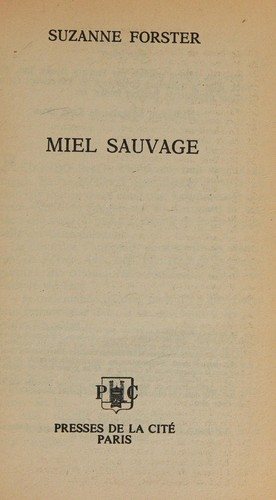 Couverture : Miel sauvage (P.C. Poche  Clu)