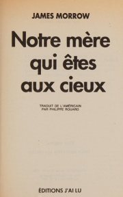 Couverture : Notre mère qui êtes aux cieux