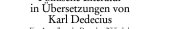 Couverture : Polnische Literatur in Übersetzungen von Karl Dedecius