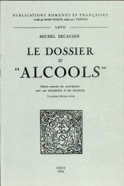 Couverture : Le dossier d'"Alcools"