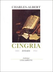 Couverture : Anthologie de Charles-Albert Cingria