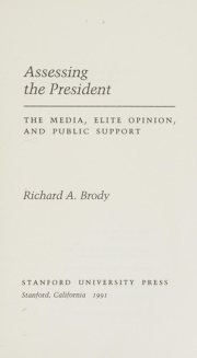 Couverture : Assessing the president