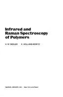 Couverture : Infrared and Raman spectroscopy of polymers