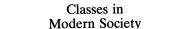 Couverture : Classes in Modern Society