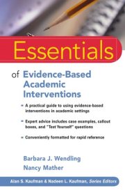 Couverture : Essentials of evidence-based academic interventions