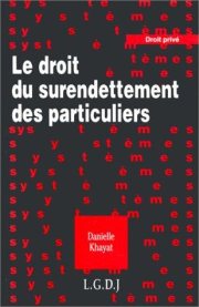 Couverture : Le Droit du surendettement des particuliers