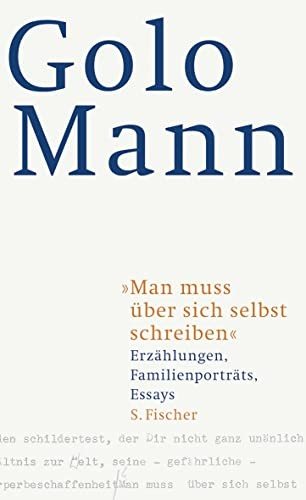 Couverture : Man muss über sich selbst schreiben