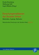 Couverture : Forschungstraditionen der Sozialen Arbeit