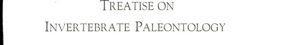 Couverture : Treatise on Invertebrate Paleontology, Part D