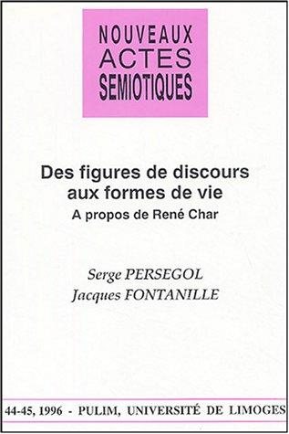 Couverture : Des figures de discours aux formes de vie
