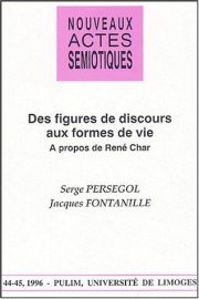 Couverture : Des figures de discours aux formes de vie
