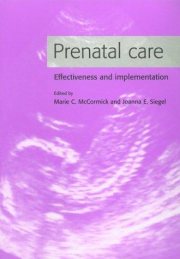 Couverture : Prenatal care