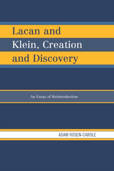 Couverture : Lacan and Klein