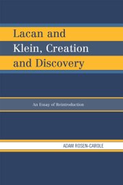 Couverture : Lacan and Klein