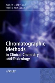 Couverture : Chromatographic Methods in Clinical Chemistry and Toxicology