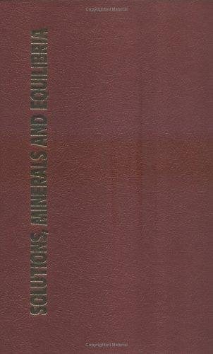 Couverture : Solutions, Minerals and Equilibria