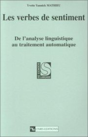 Couverture : Les verbes de sentiment
