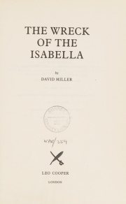 Couverture : The wreck of the Isabella