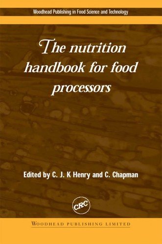 Couverture : The Nutrition handbook for food processors