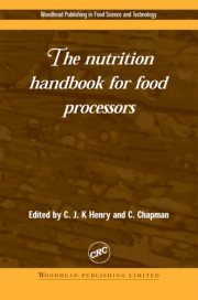Couverture : The Nutrition handbook for food processors