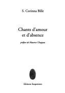 Couverture : Chants d'amour et d'absence