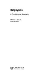 Couverture : Biophysics