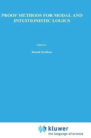 Couverture : Proof methods for modal and intuitionistic logics