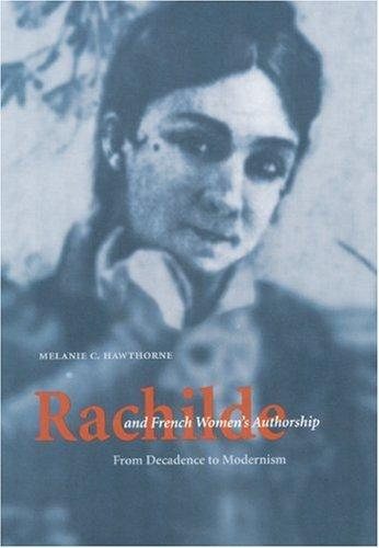 Couverture : Rachilde and French women's authorship