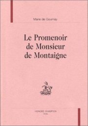 Couverture : Le promenoir de Monsieur de Montaigne