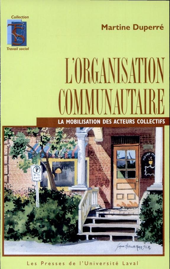 Couverture : L' organisation communautaire