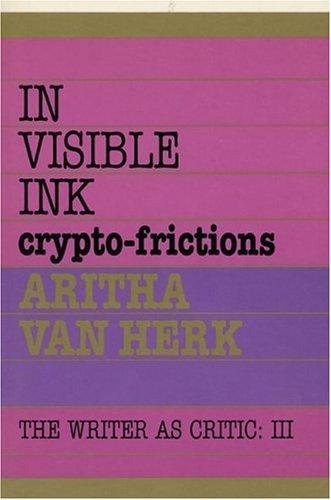 Couverture : In visible ink