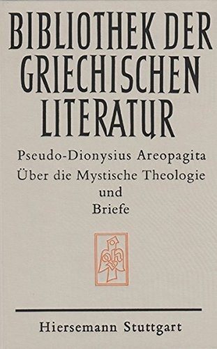 Couverture : Über die mystische Theologie und Briefe