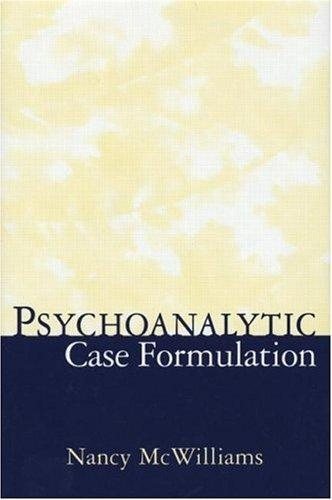 Couverture : Psychoanalytic Case Formulation