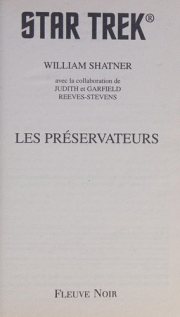 Couverture : Les préservateurs